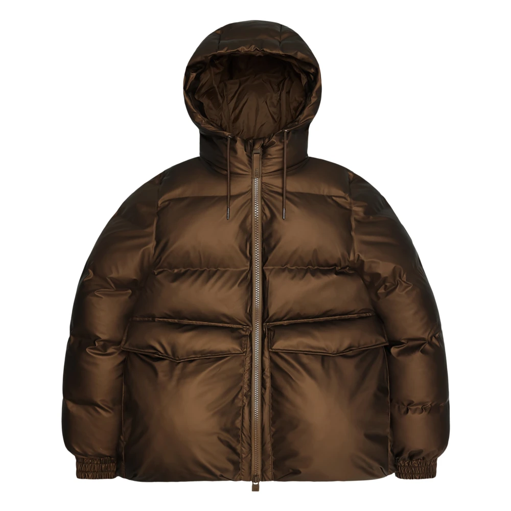 Rains , Winter Jackets, Female, Brown, M, Alta A-Line Puffer Jacket