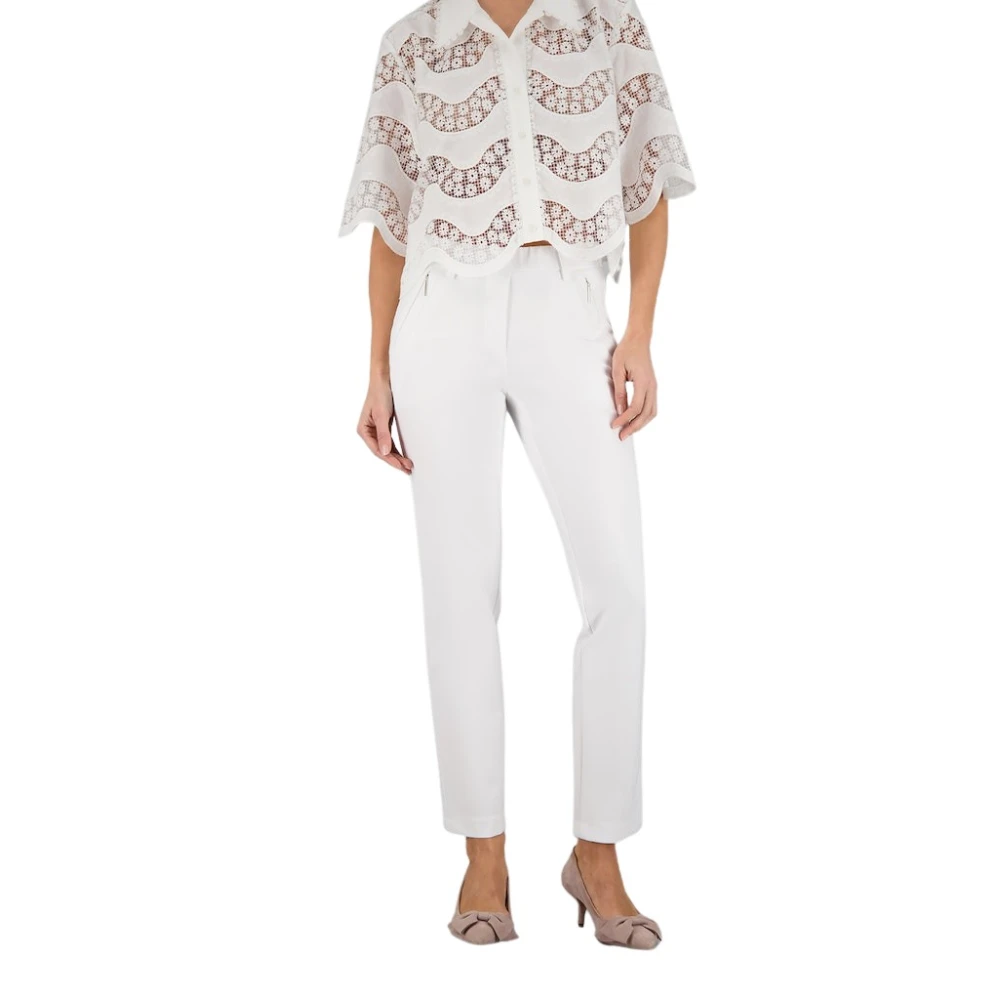 Gardeur Zene57 Stijlvolle Broek White Dames