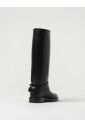 bottes-dequitation-en-cuir-noir-avec-boucle