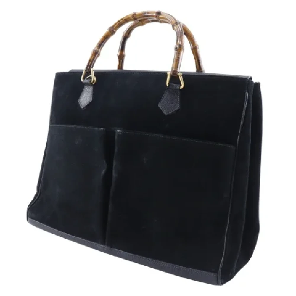 Gucci Vintage Pre-owned Suede gucci-bags Black Dames