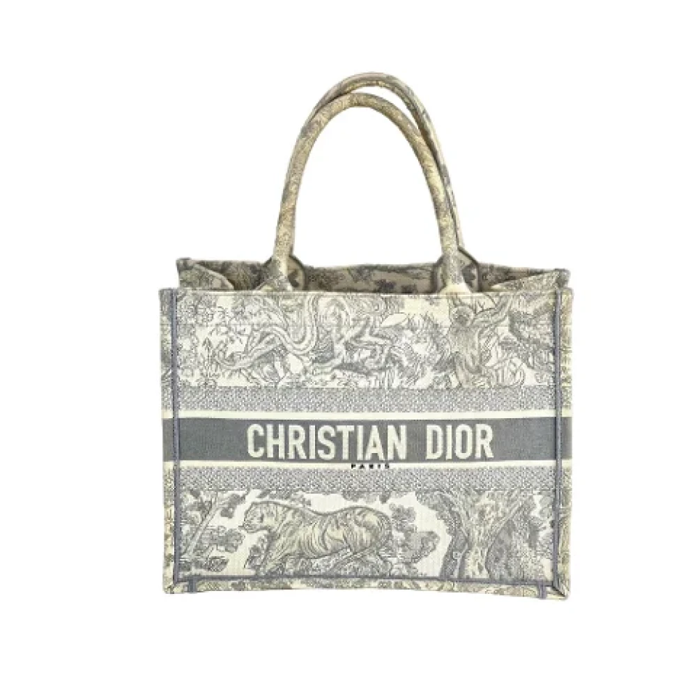 Dior Vintage Pre-owned Canvas dior-bags White Dames