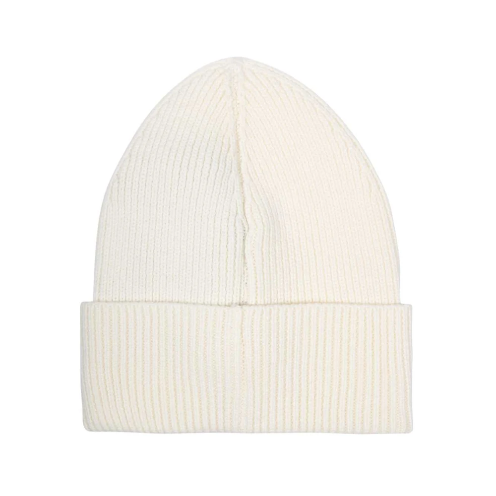 Palm Angels Gebreide Wol Beanie Muts White Heren