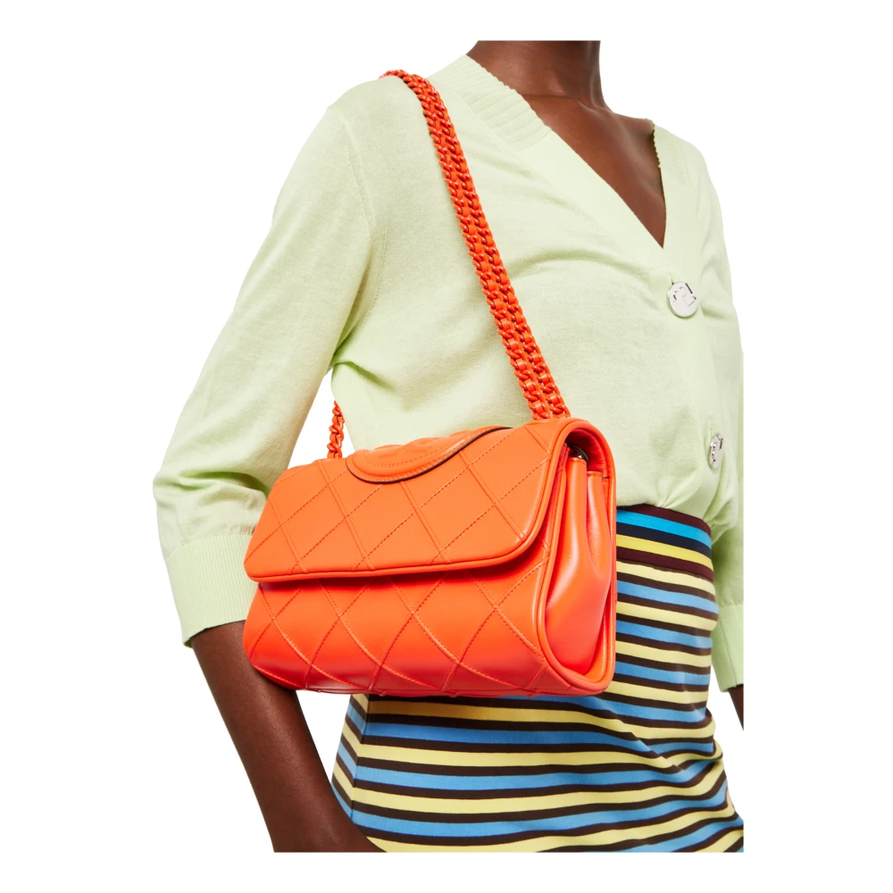TORY BURCH Gewatteerde Schoudertas Orange Dames