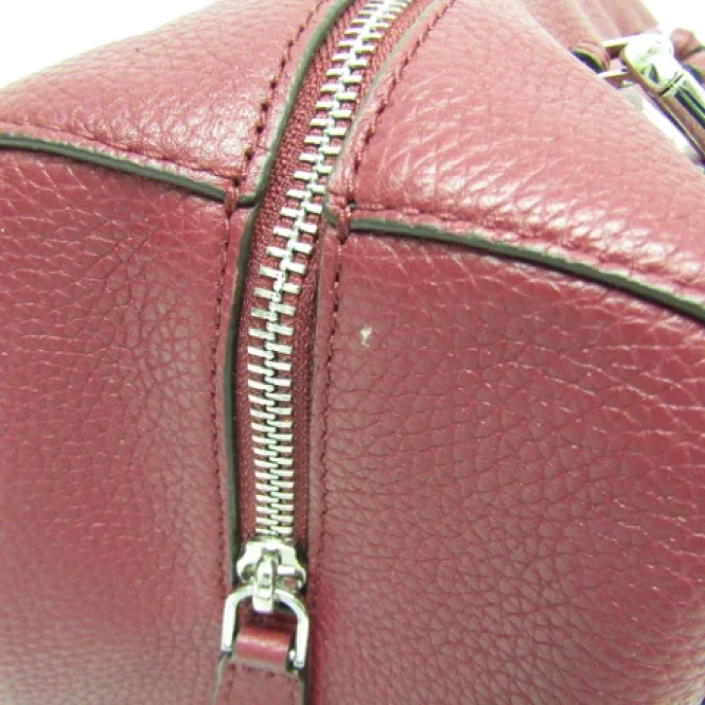 Michael Kors Pre-owned Leather handbags Red Dames
