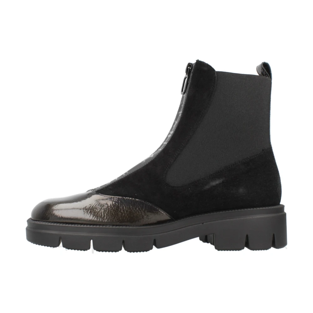 Hispanitas Vrouw Zwart Klassieke Chelsea Boots Hamburg Stijl
