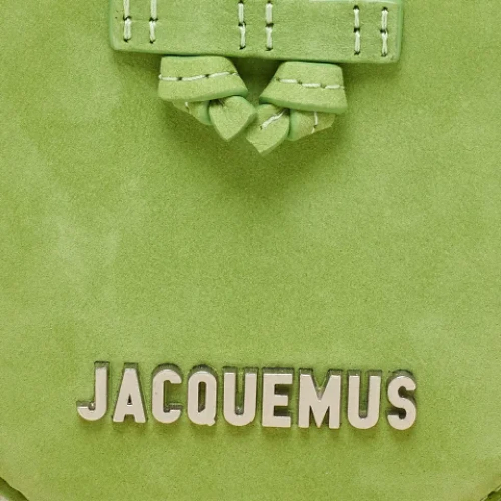 Jacquemus Pre-owned Suede wallets Green Dames
