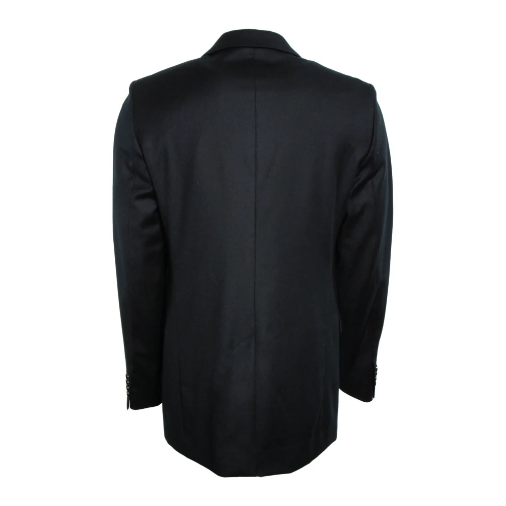 Ami Paris Klassieke Twee-Knoop Jas Black Heren