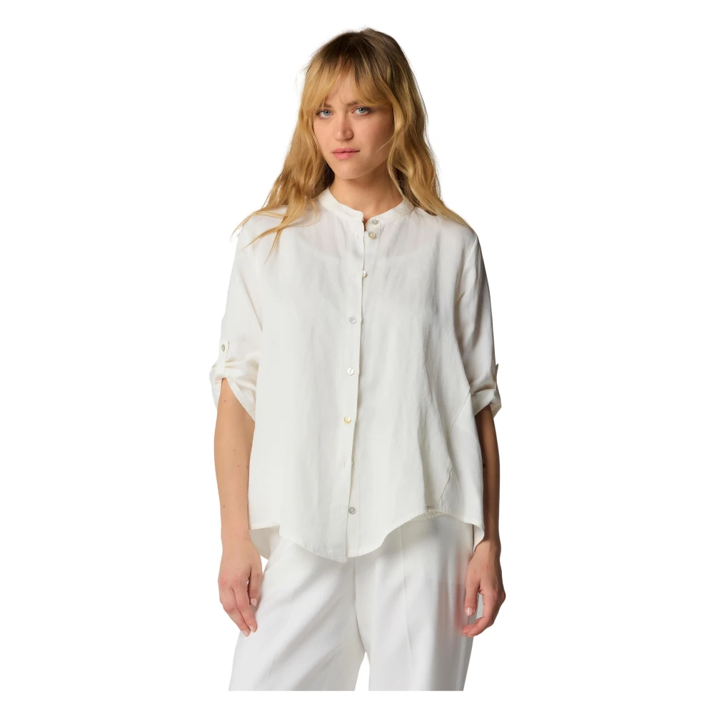 Kocca Donna Bianco Camicia Elegante