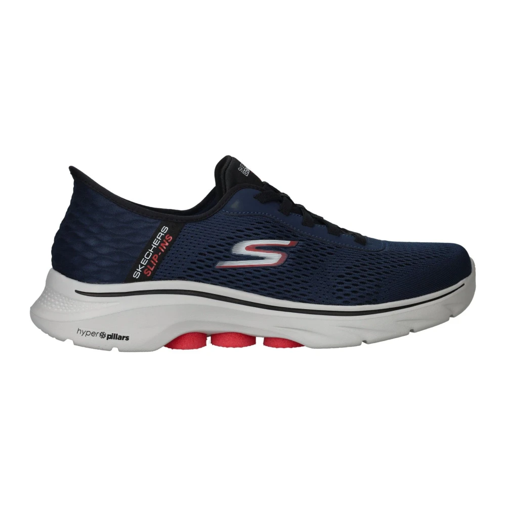 Skechers Go Walk 7 Free Hand 2 Slip-Ins Heren Schoenen Blauw