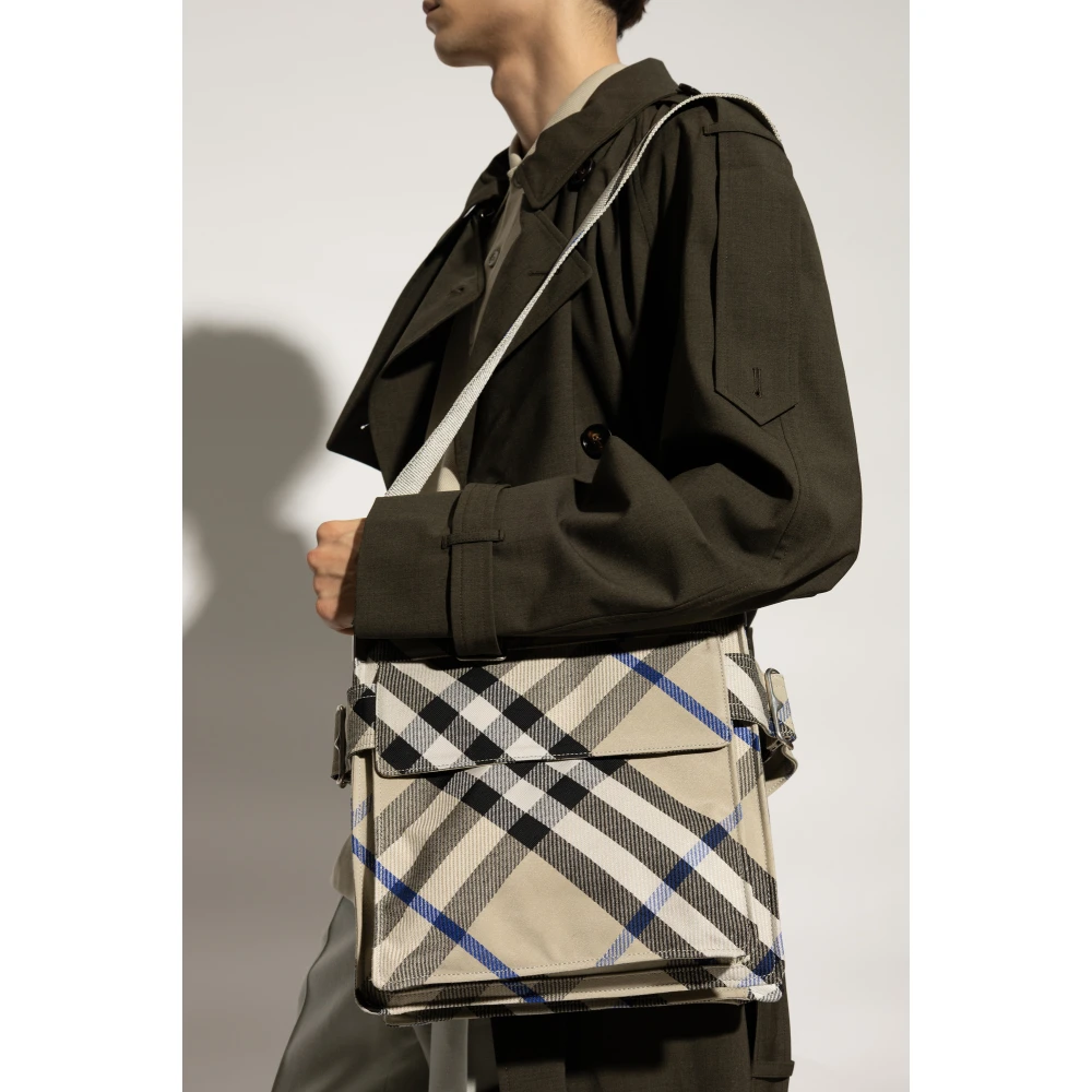 Burberry Schoudertas Trench Klein Gray Heren