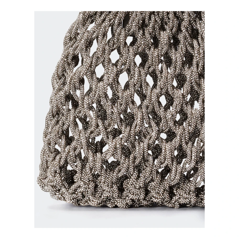 Hibourama Elastische en ruime handtas Gray Dames
