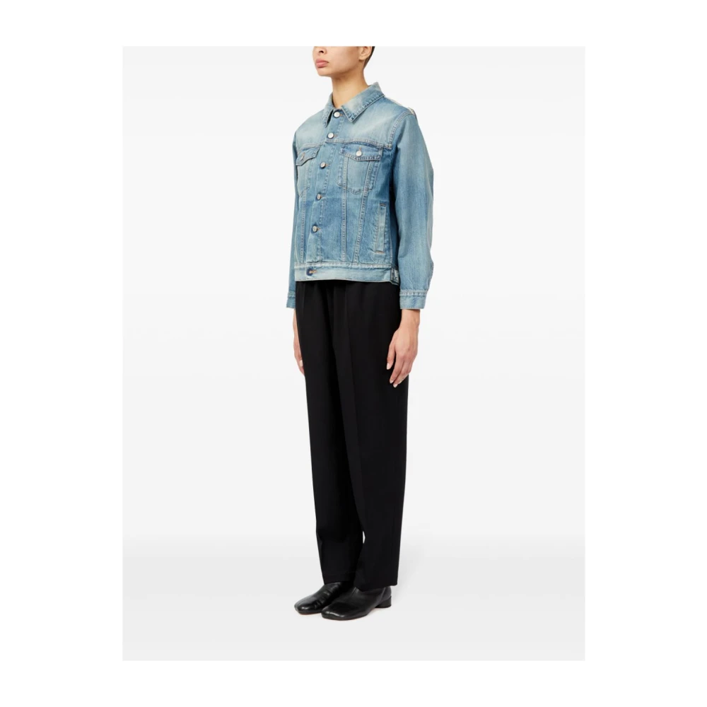 MM6 Maison Margiela Denim Jack Blue Dames
