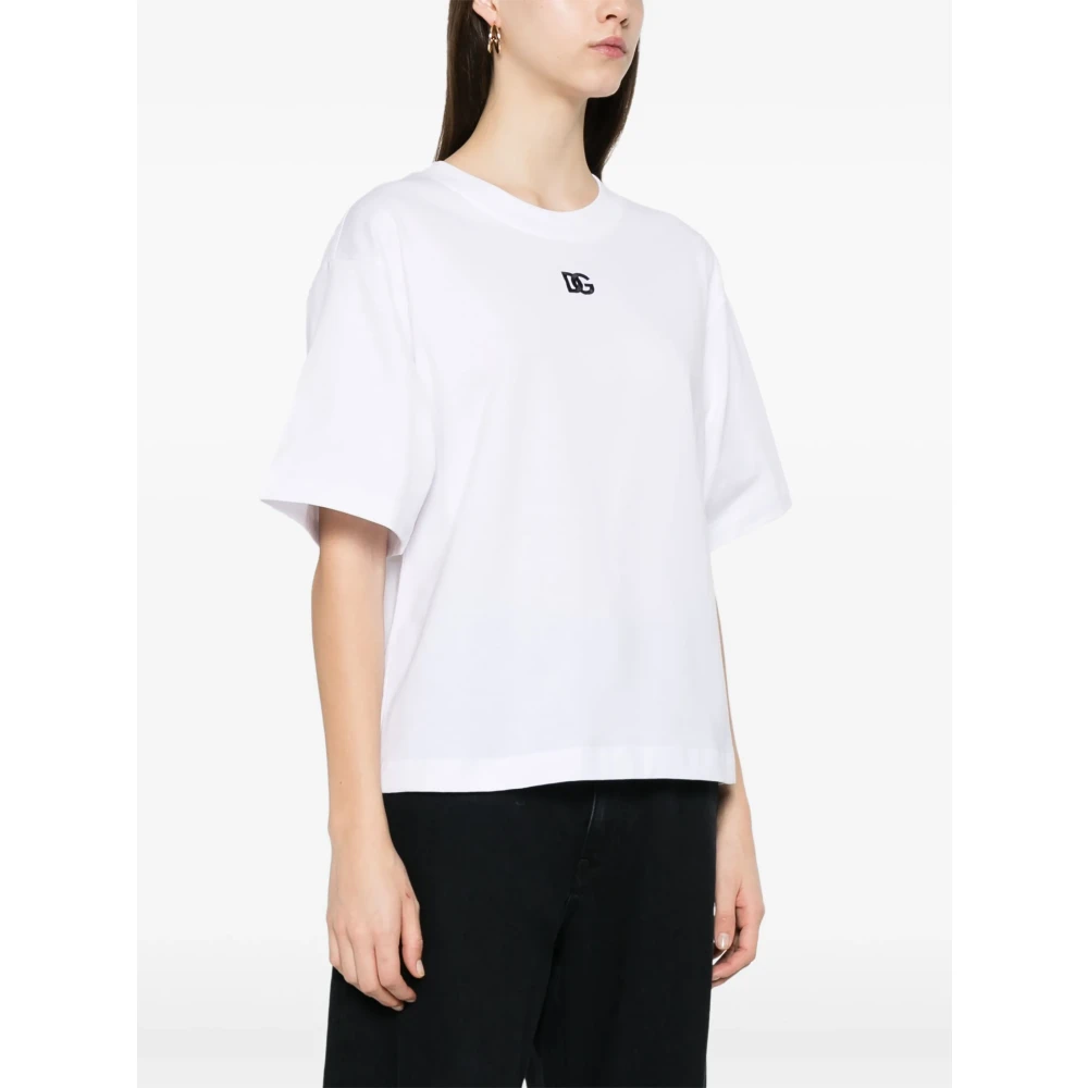 Dolce & Gabbana Witte T-shirts en Polos White Dames