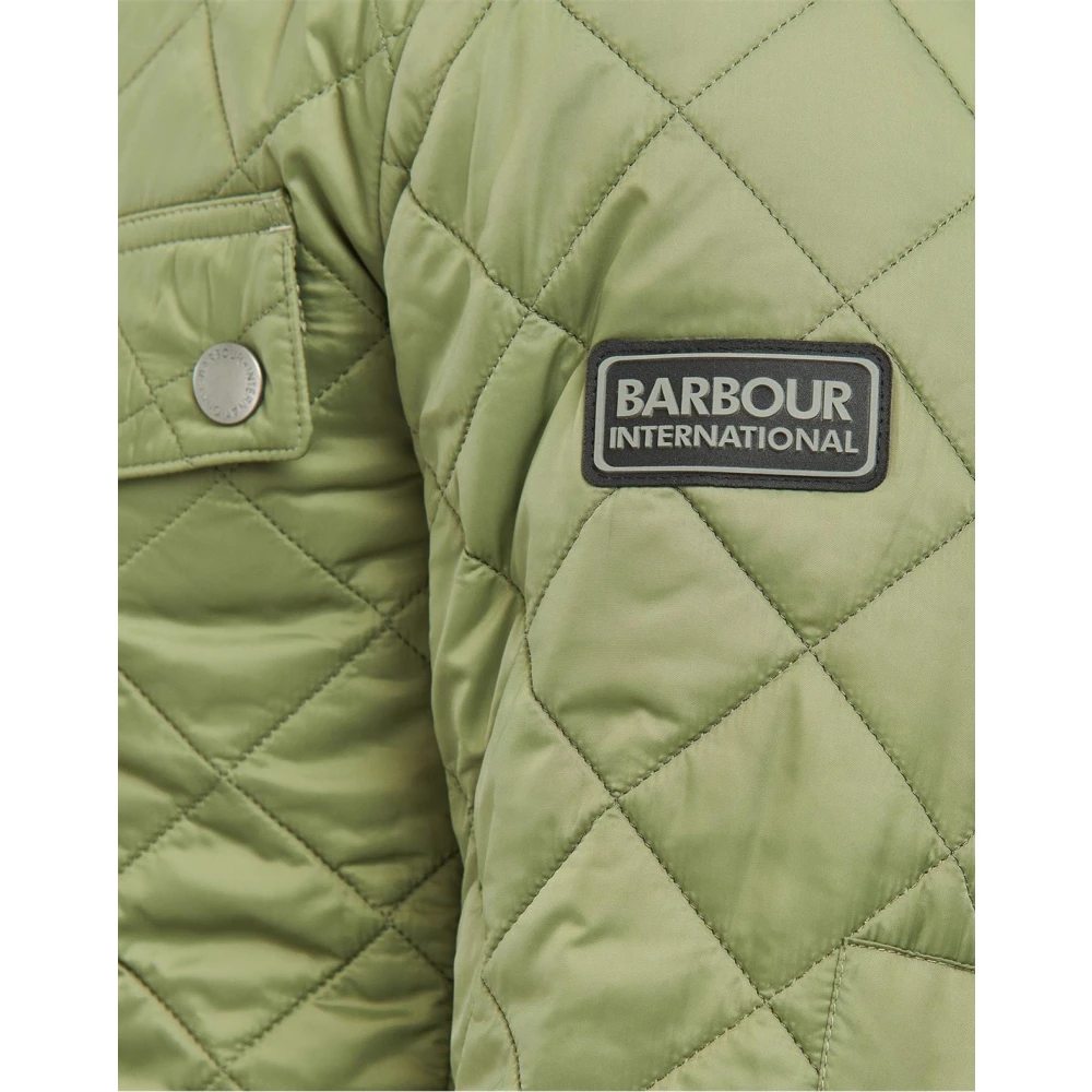 Barbour Gewatteerde Ariel Jas Licht Mos Green Heren