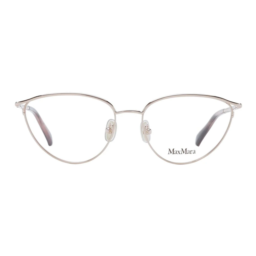 Max Mara Roségouden Cat Eye Optische Monturen Pink Dames