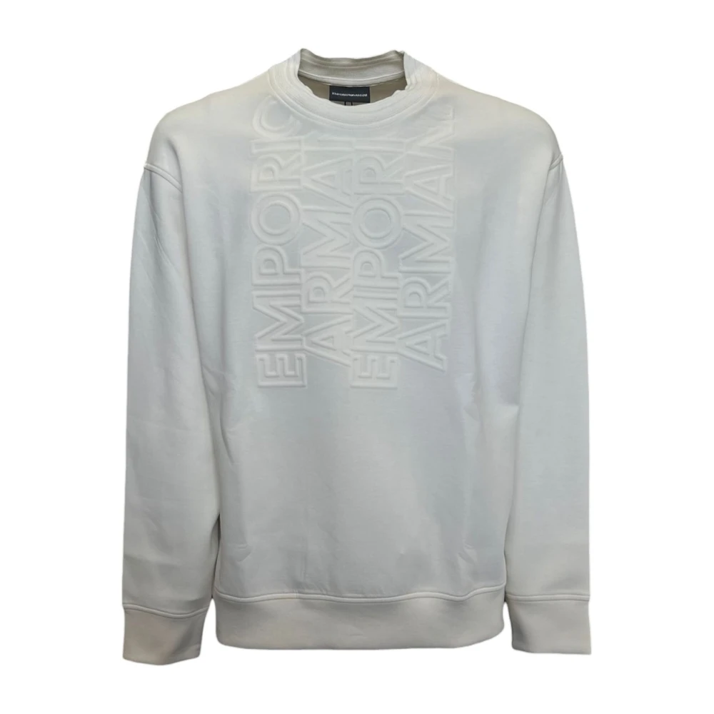 Emporio Armani Men's White Sweatshirt 3D1mdx1jhsz0157