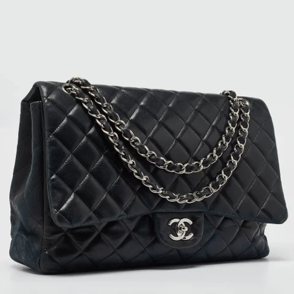 Chanel Vintage Pre-owned Leather chanel-bags Black Dames