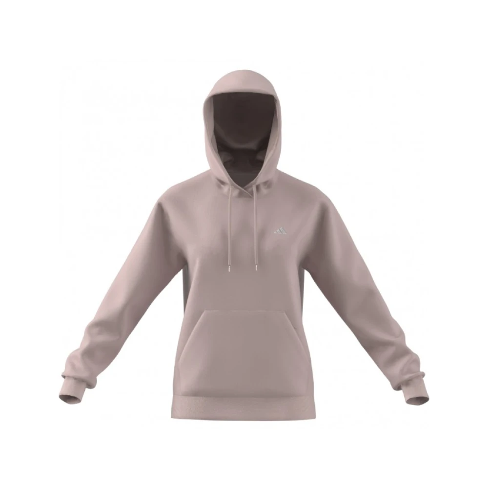 Adidas Essentials Small Logo Sweatshirt Roze Regular Fit Pink Dames