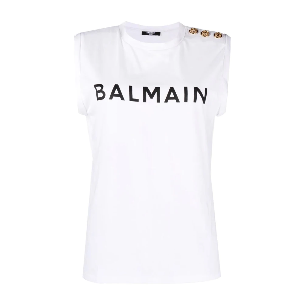 Tops > Sleeveless Tops - - Balmain - Modalova