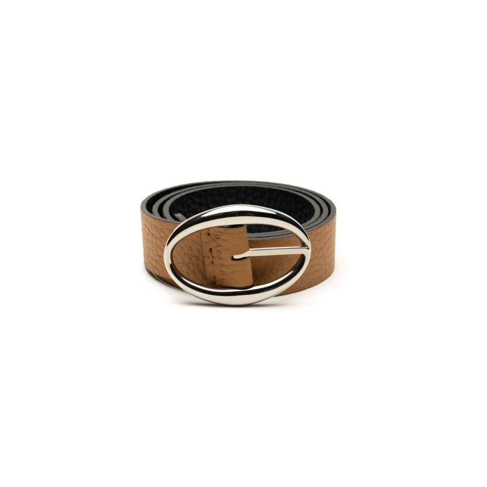 Orciani Omkeerbare Dubbele Riem Brown Dames