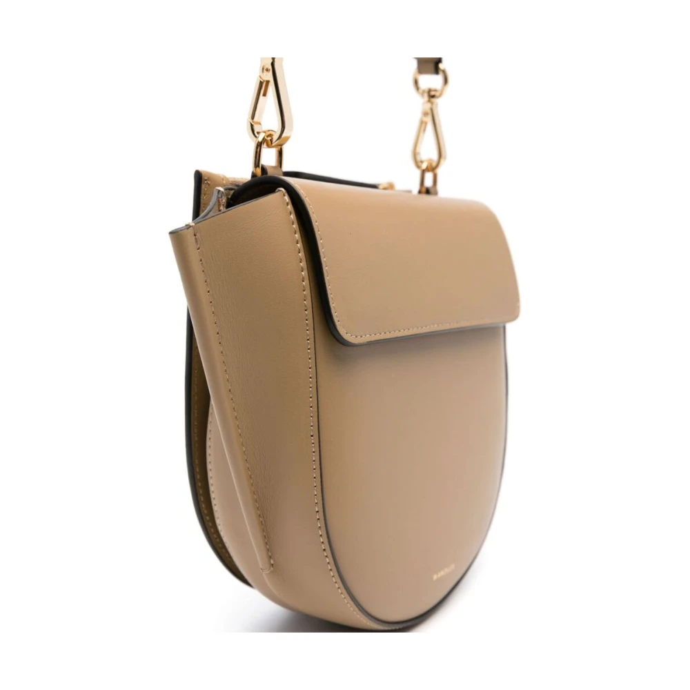 Wandler Beige Kalfsleren Schoudertas Beige Dames