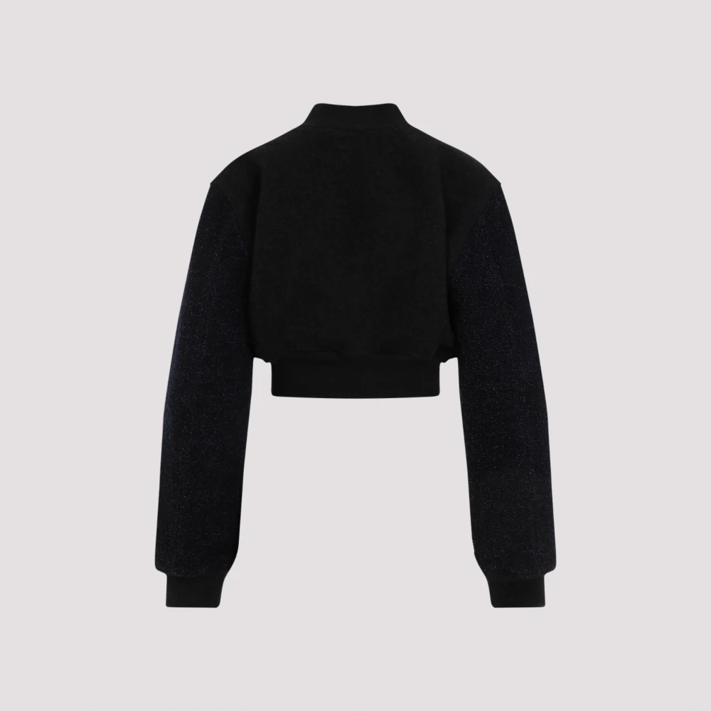 Givenchy Elegante Grijze Wollen Jas Black Dames