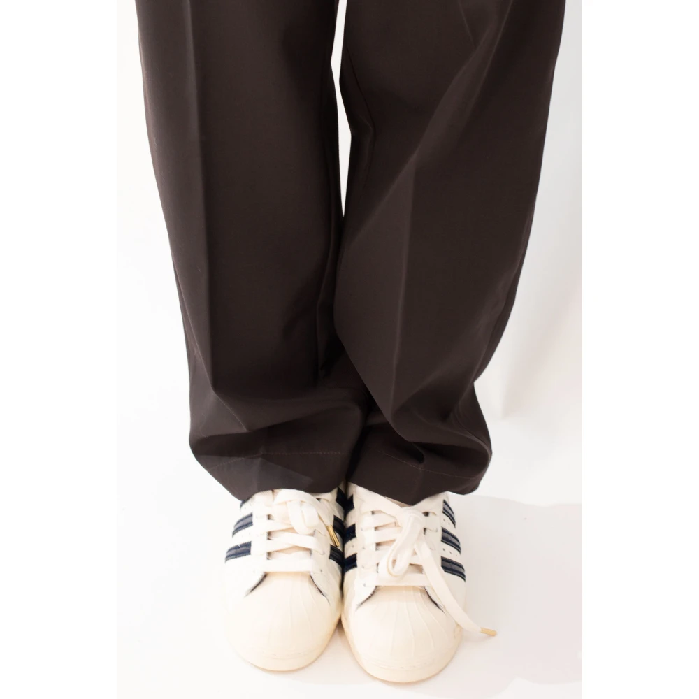 Costumein Losse broek met John riem Brown Heren