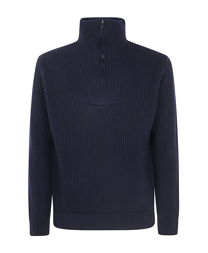 haut-bleu-a-manches-longues-avec-demi-zip