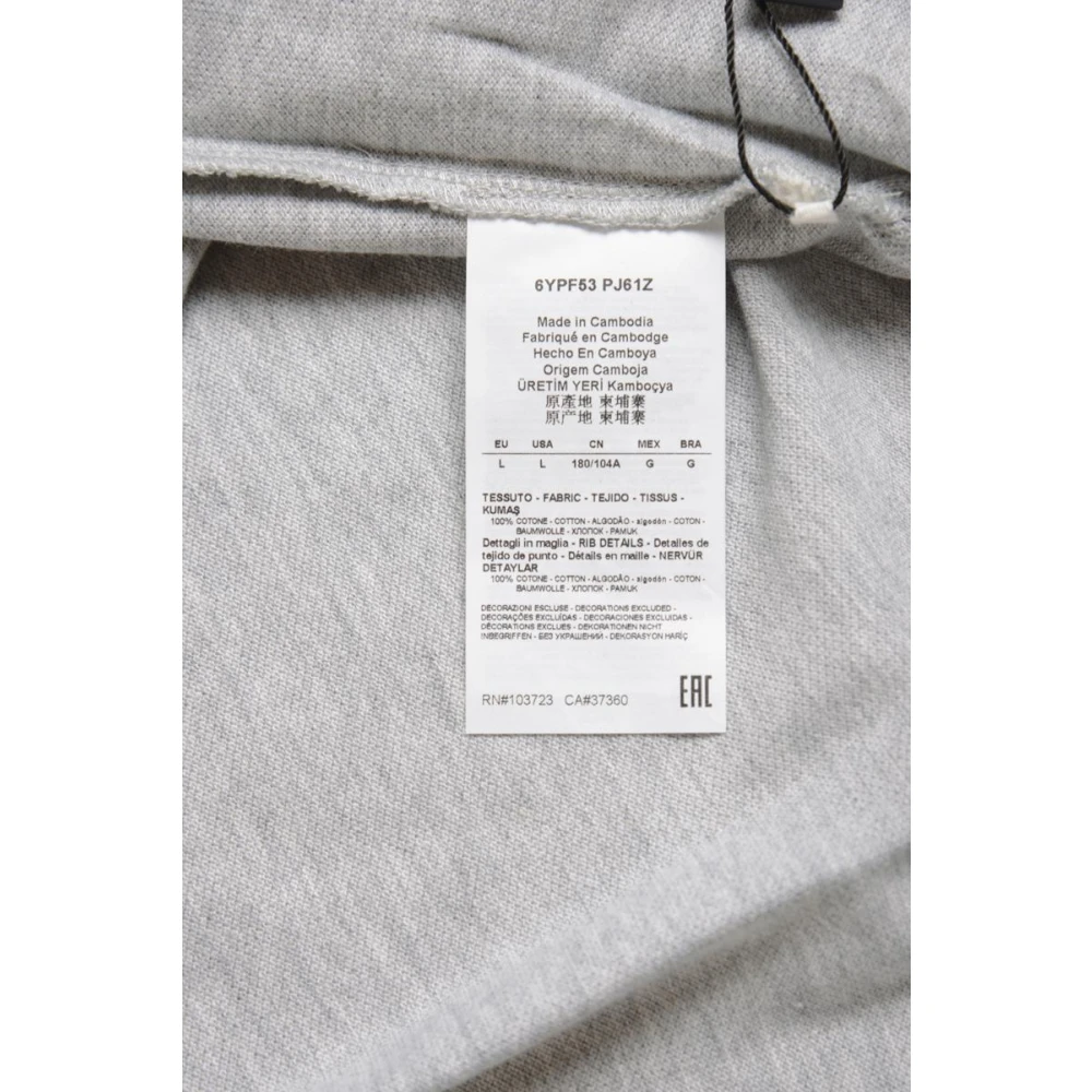 Emporio Armani EA7 Klassieke Polo Shirt voor Mannen Gray Heren