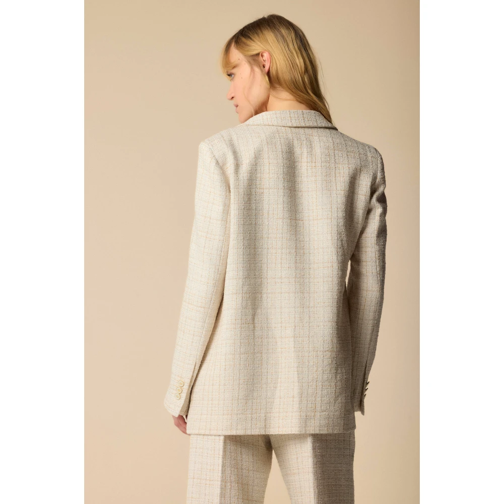 Kocca Stijlvolle Blazers voor een chique look White Dames