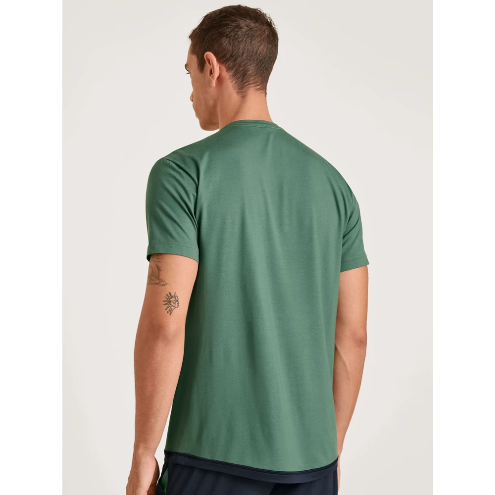 CALIDA T-Shirts Green Heren