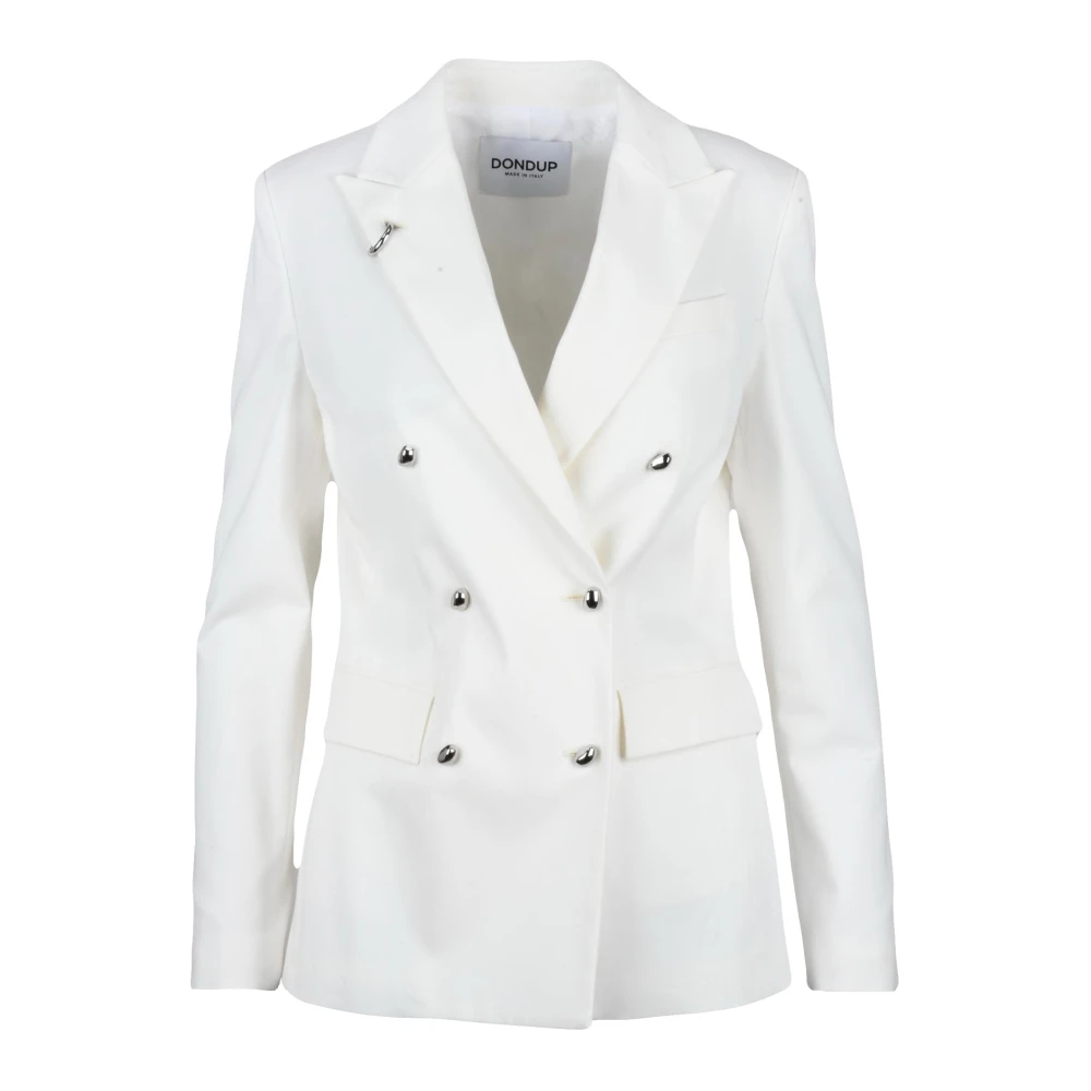 Dondup Donna Bianco Giacche, L, New,