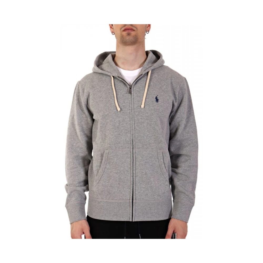 Ralph Lauren Grå Full Zip Hoodie