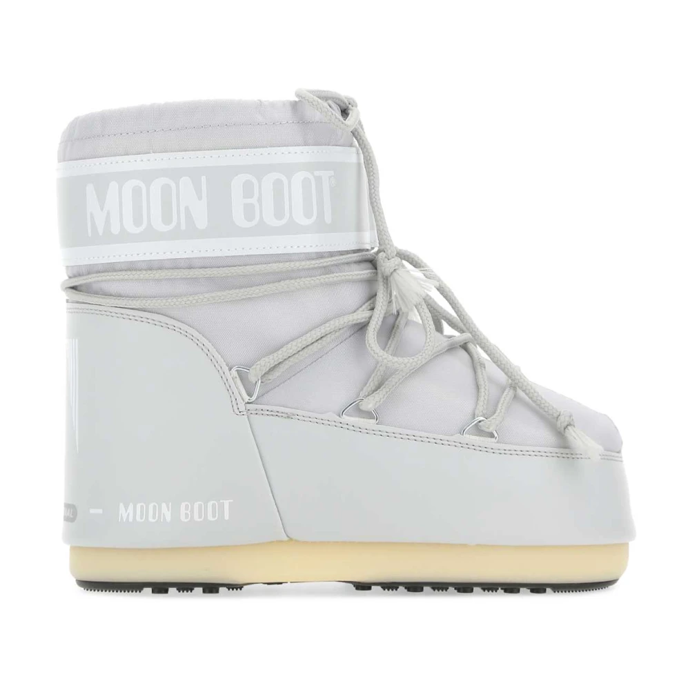 Moon Boot, Winter Boots, female, Gray, 6 UK, Icon Low Ankle Boots in Dark Grey Nylon