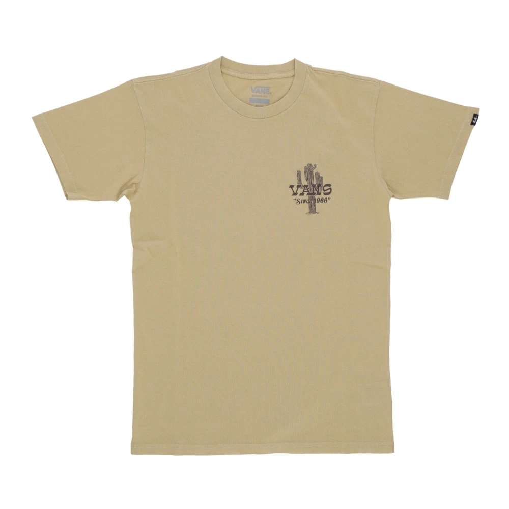 Vans Road Overdye Tee in Taupe Beige Heren