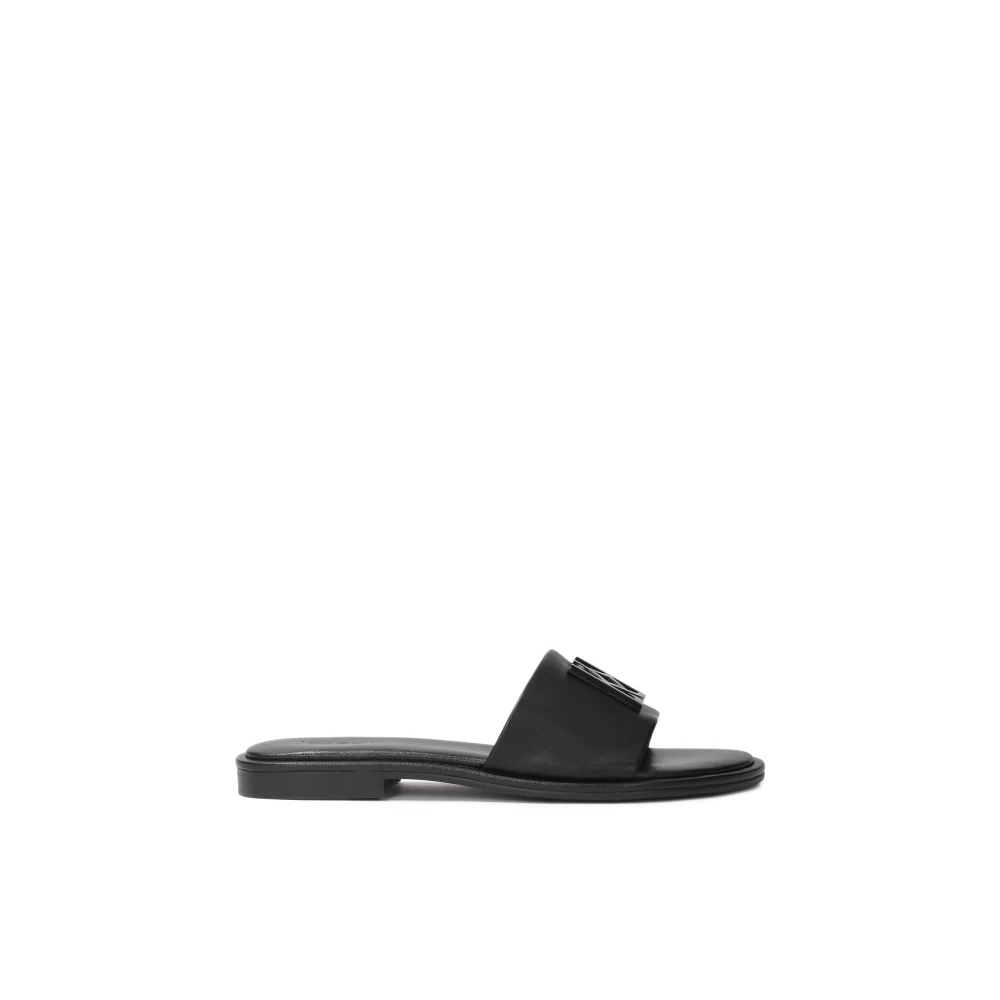 Kazar Platte slides met een groot monogram