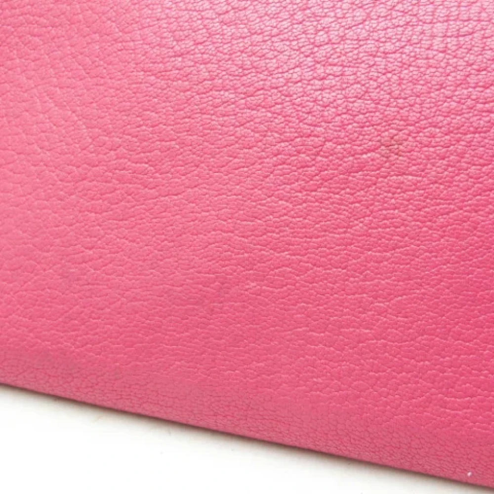 Hermès Vintage Pre-owned Leather wallets Pink Dames