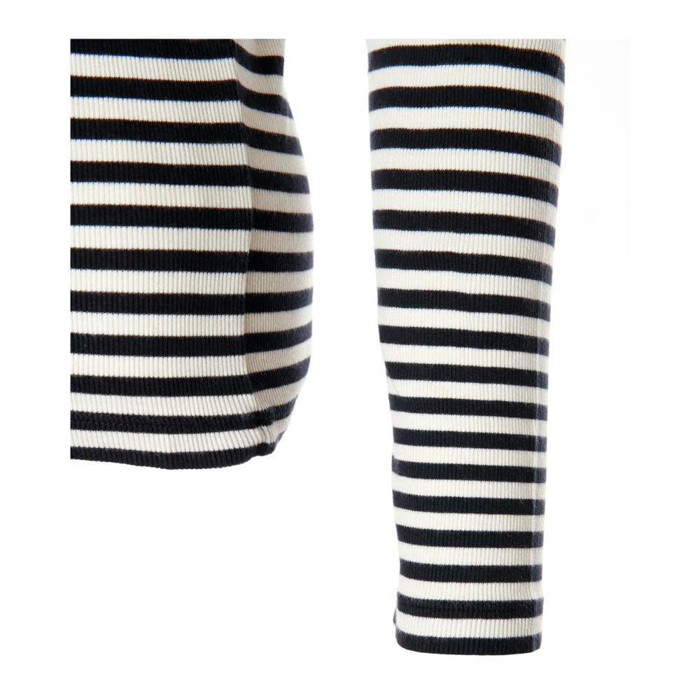 drykorn Geribbelde Opstaande Kraag Shirt met Lange Mouwen Black Dames