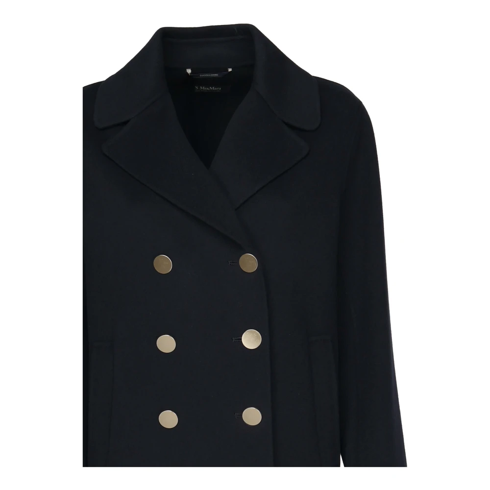 Max Mara Blauwe Margot Jas Blue Dames