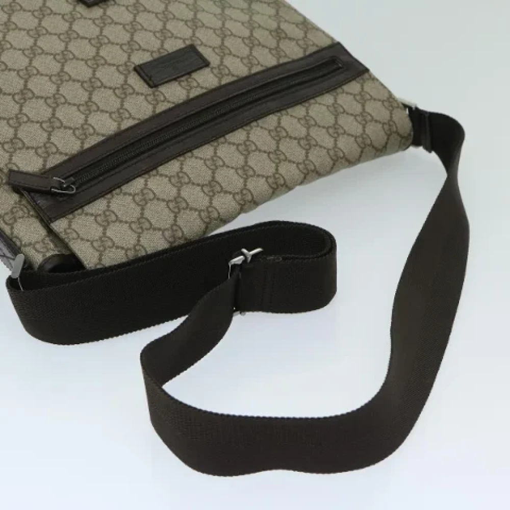 Gucci Vintage Pre-owned Canvas gucci-bags Beige Dames