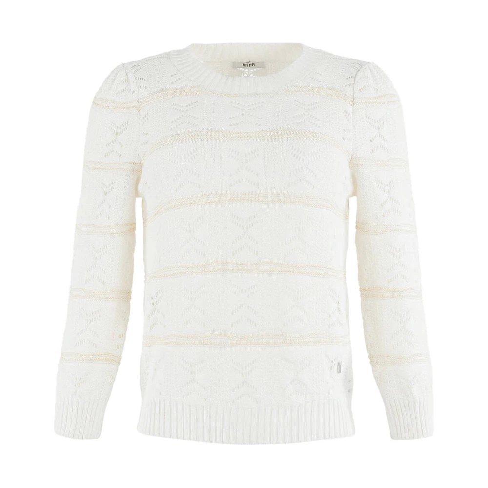 Anna Van Toor Stijlvolle Pullover voor Vrouwen Beige Dames