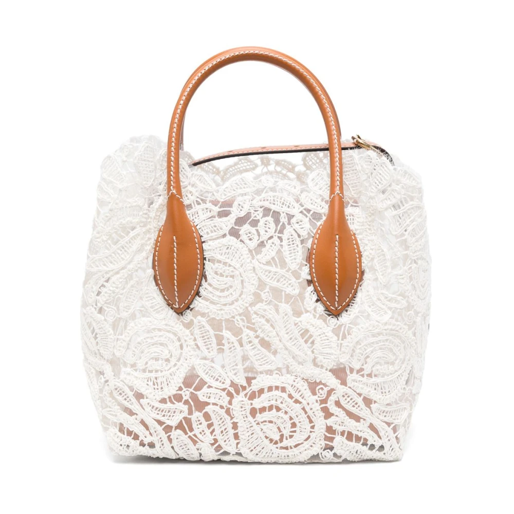Ermanno Scervino Witte Shopper Tas White Dames