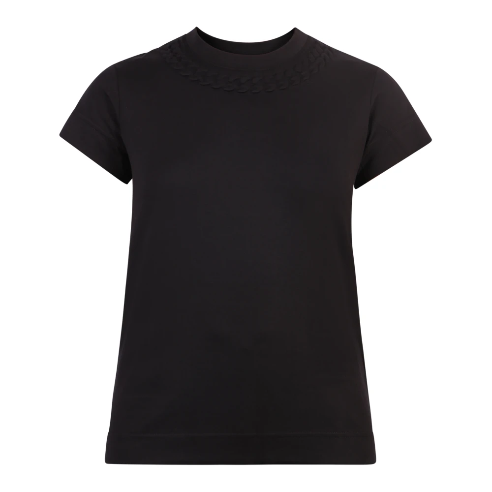 Givenchy Zwart Jersey Katoenen T-Shirt Black Dames