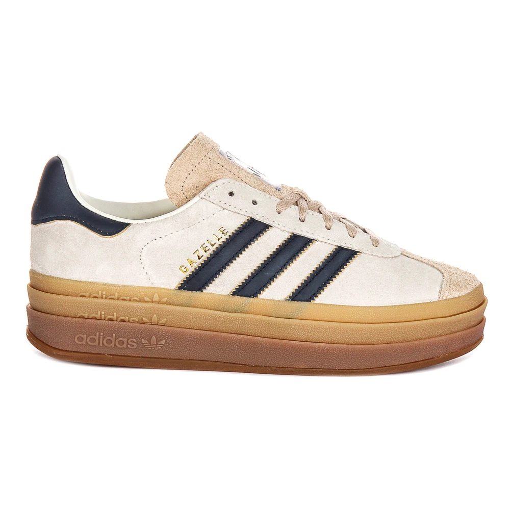Adidas Women's Beige Skateboarding, 7 Uk, Bold Cream Trainers Gum Sole