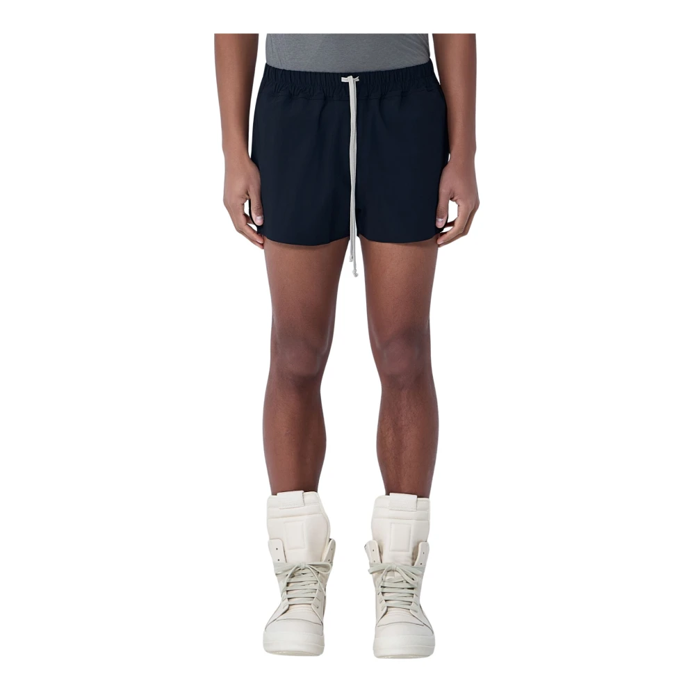Rick Owens Elasticated Waistband Shorts - Mann Shorts Black L - Immagine 3
