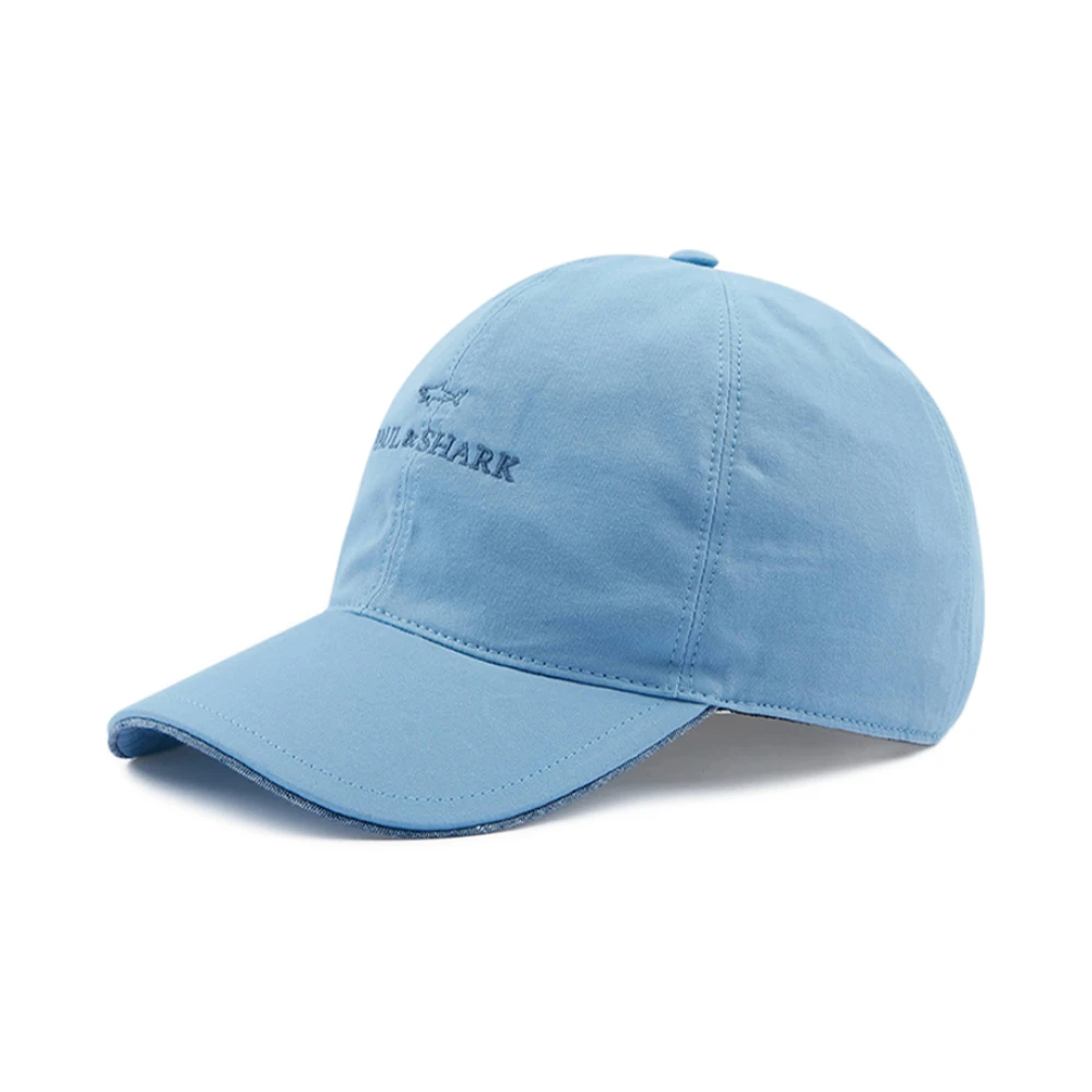 Paul & Shark Men's Blue Hats & Caps, L, Logo Embroidered Baseball Cap
