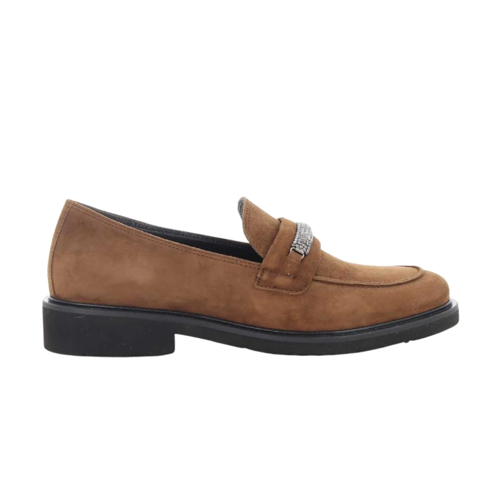 Gabor Cognac Loafers voor Dames Brown Dames