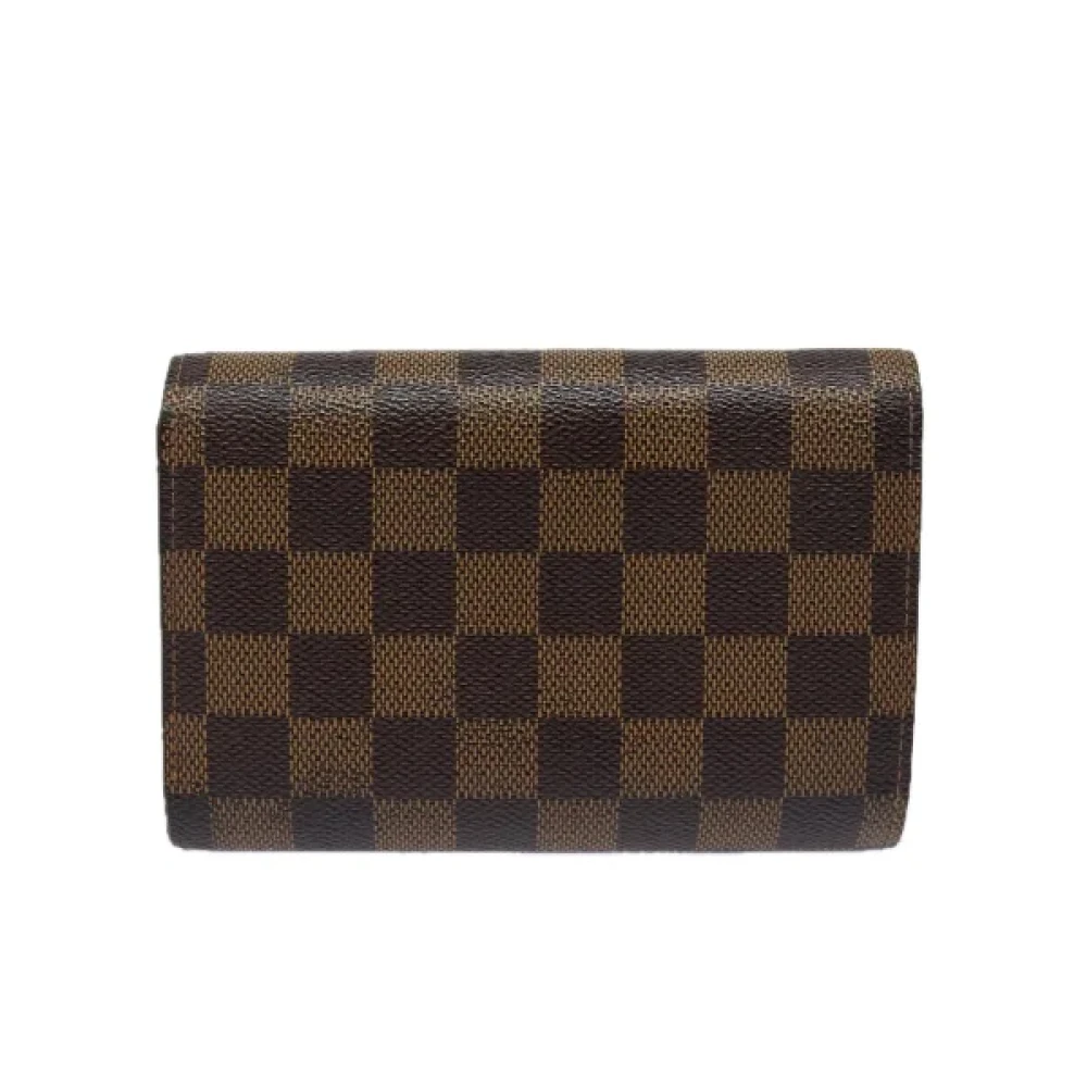 Louis Vuitton Vintage Pre-owned Canvas wallets Brown Dames