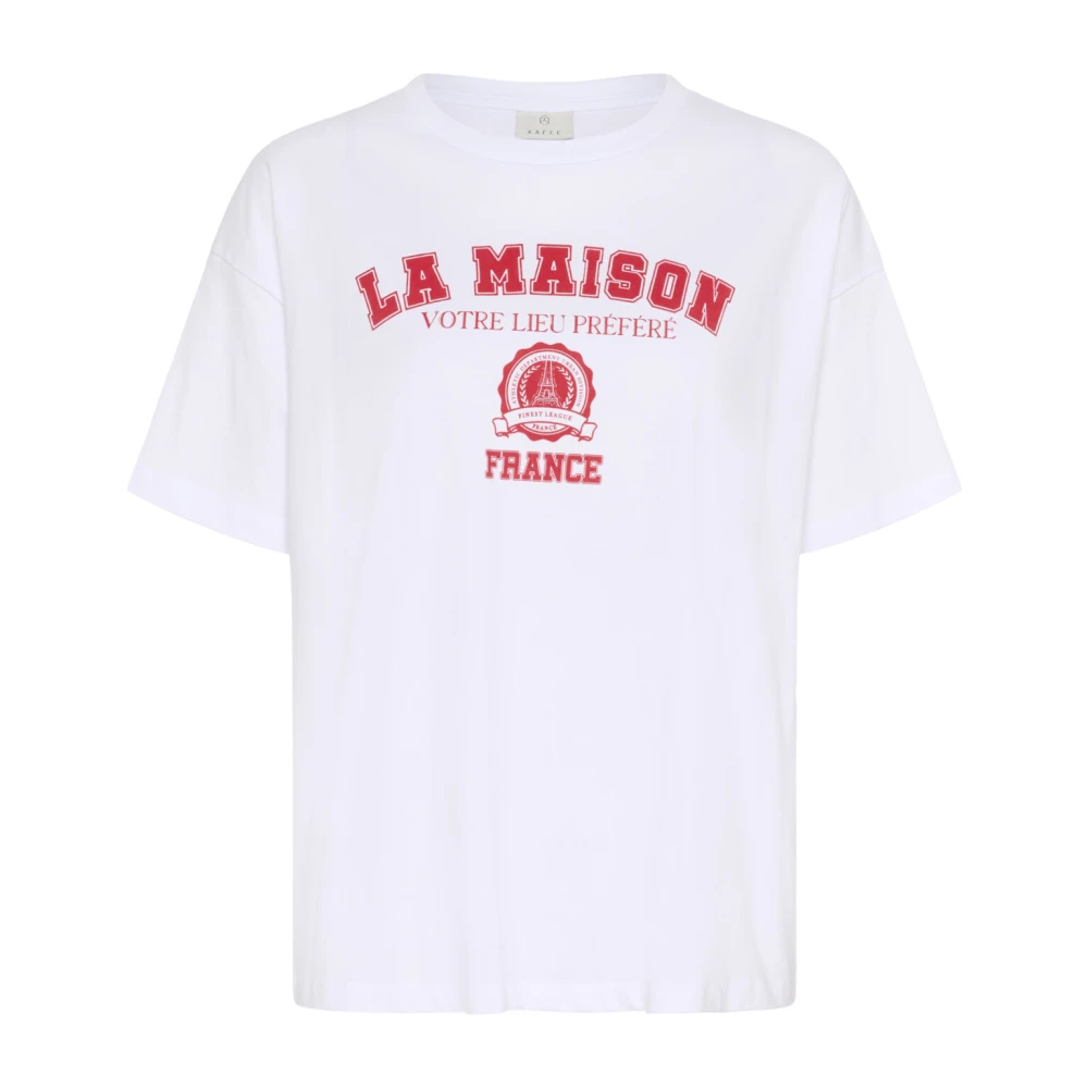 Kaffe - Tops > T-Shirts - White - Kaffe - Modalova