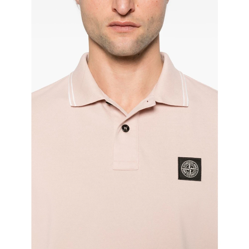 Stone Island Roze T-shirt en Polo Combo Pink Heren
